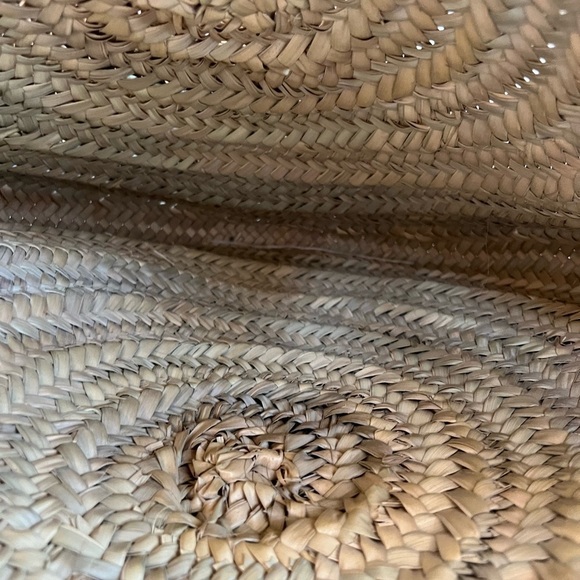 Madewell x Indigo & Lavender NWT Large Lucena Palm Leaf Shopping Bag - Picture 6 of 11